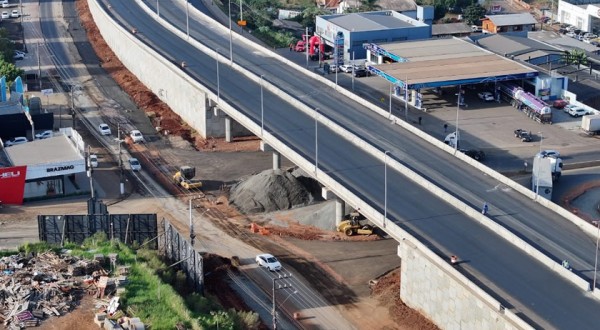 Novo elevado será totalmente liberado para o trânsito em Chapecó