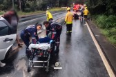 Motociclista morre após colisão frontal com carro na SC-157