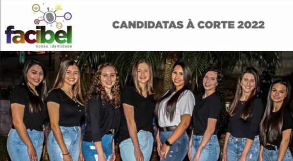 Definida a logo da Facibel e apresentadas as candidatas a Corte