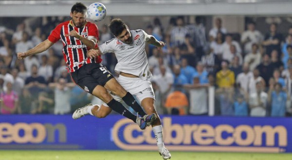 Santos e São Paulo ficam no empate em clássico equilibrado na Vila Belmiro