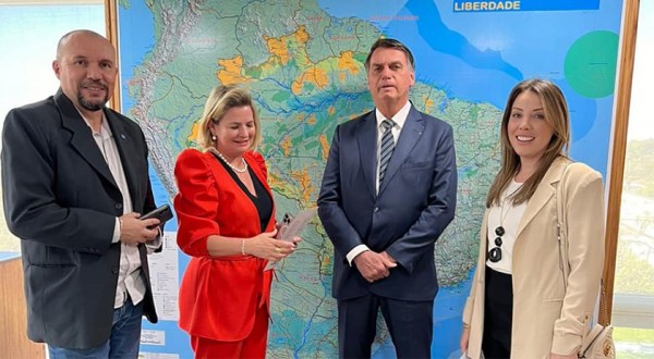Membros do Comitê de Desenvolvimento Territorial La Fronteira estiveram em Brasília e foram recebidos pelo Presidente Jair Bolsonaro