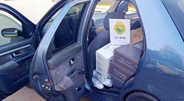 Carga de vinhos avaliada em 100 mil reais é apreendida