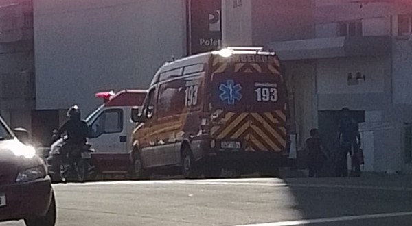 Homem fica ferido após acidente de trabalho no centro