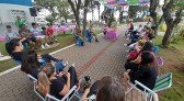 Roda de conversa com mulheres é realizada na Praça Central