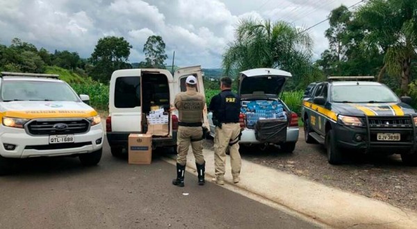 40 mil maços de cigarros são apreendidos na SC-467