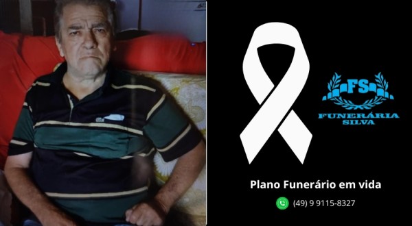 Comunicamos o falecimento Antônio da Silva Policeno
