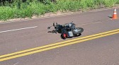 Motociclista morre após colisão contra anteparo na PR-484