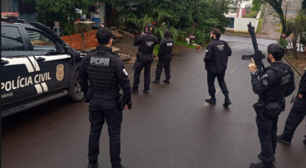 Megaoperação contra organização criminosa atinge várias cidades do Paraná, incluindo Barracão e Santo Antônio do Sudoeste
