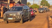 Forças de segurança deflagram megaoperação contra organização criminosa em Quedas do Iguaçu