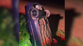 Motorista de 27 anos morre após carro tombar e bater em barranco na SC-157