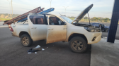 PRF apreende Hilux roubada com sinais adulterados na BR-163