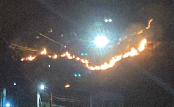 Incêndio em vegetação no Aeroporto foi criminoso segundo a Polícia Militar