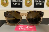 Polícia Civil indicia mulher por furto e recupera óculos de sol