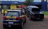Veículo argentino é flagrado com sirene de emergência e irregularidades na BR-282