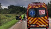 Duas pessoas morrem em colisão com caminhão na BR-116