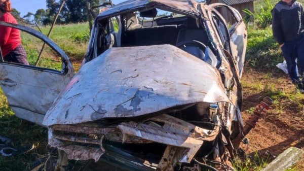 Acidente na BR-163 envolve veículo de Pranchita