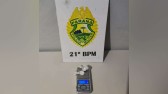 Homem é preso com 8,5 gramas de cocaína