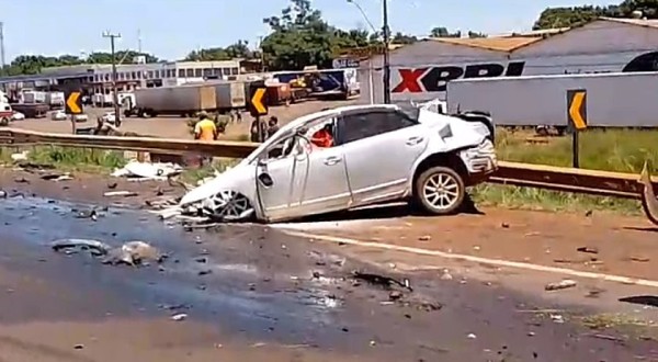 Acidente gravíssimo tira a vida de um homem em Foz do Iguaçu