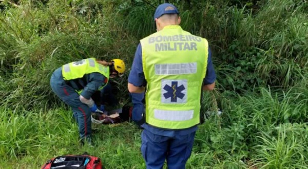 Motociclista é localizado aproximadamente seis horas após acidente