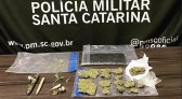 PM prende homens suspeitos de tráfico de drogas em Maravilha
