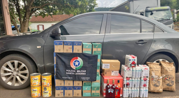 Carga ilegal de mais de R$ 80 mil é apreendida pela Polícia Militar