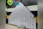 BPRv apreende cigarros contrabandeados do Paraguai