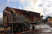 Treinamento de combate a incêndio urbano reúne bombeiros do 12ª Batalhão