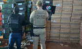 Dois homens são presos e mais de 95 mil maços de cigarros são apreendidos no interior