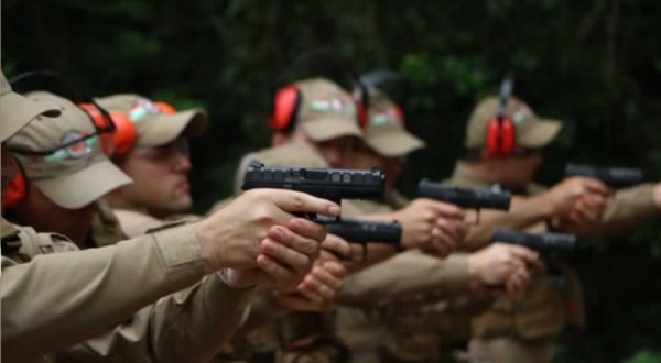 Policiais militares da 9ª RPM/ Fron são habilitados para utilizar a pistola 9mm