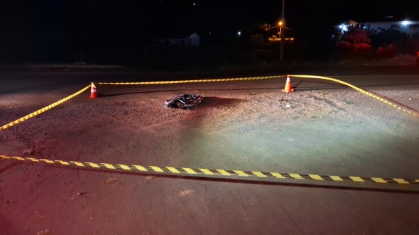 Homem morre após ser atropelado na BR-163