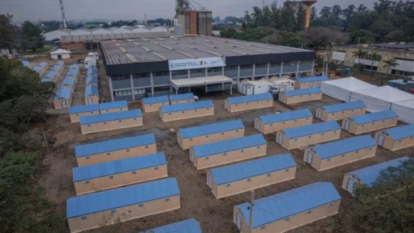 Rio Grande do Sul inaugura ‘cidade provisória’ após enchentes; veja imagens do local