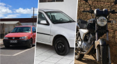 Criminosos agem na madrugada e levam carros e moto na região de fronteira