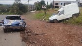 Acidente de trânsito envolvendo dois veículos é registrado na “ Serra do BNH”