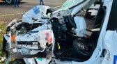 Colisão frontal entre carro e caminhão deixa um morto na PR-281