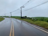 Colisão entre caminhões deixa motorista gravemente ferido na SC-163