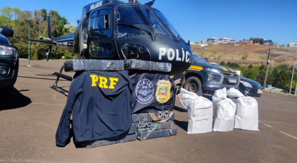 Ação conjunta apreende 252 kg de maconha e prende cinco pessoas