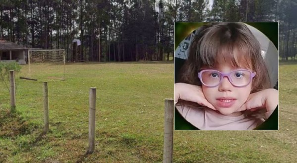 Menina de 3 anos morre após trave de futebol cair durante festa infantil no Paraná