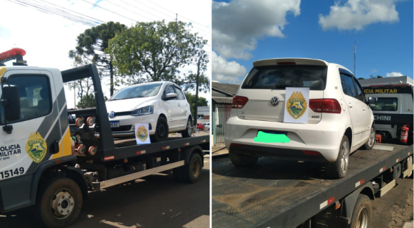 Veículo com registro de furto é recuperado após denúncia