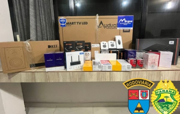 Polícia Rodoviária apreende mais de R$ 15 mil em produtos durante operação