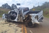 Ultrapassagem em local proibido termina em colisão frontal e deixa motorista em estado grave em SC