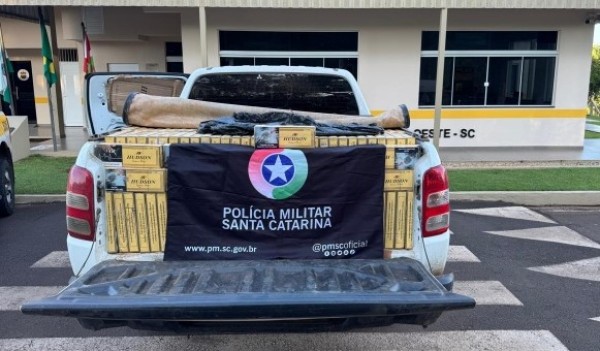 PMRv apreende 25 mil maços de cigarros de contrabando