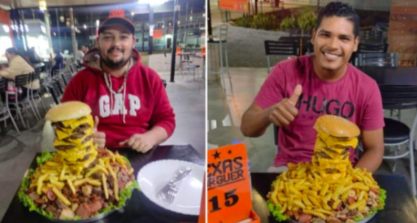 Lanchonete de SC paga R$ 10 mil a quem comer lanche gigante de 5 quilos