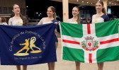 Patinadoras de São Miguel do Oeste conquistam bronze no Troféu Brasil