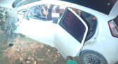 Idoso morre em colisão entre carro e caminhão