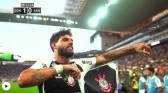 Em tarde de Yuri Alberto, Corinthians vence e afunda Santos no Brasileirão