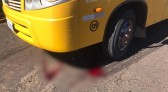 Homem de 81 anos morre após ser atropelado por ônibus escolar em Coronel Vivida