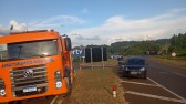 Acidente na BR-163 deixa duas vítimas com ferimentos leves
