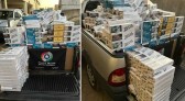 Tático apreende veículo carregado com cigarros contrabandeados do Paraguai