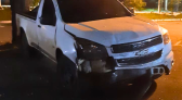 Homem é preso após ameaçar mulher, fugir da PM e colidir durante perseguição