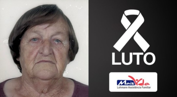 Comunicamos o falecimento de Elma Nelsi Sebastiany Muller